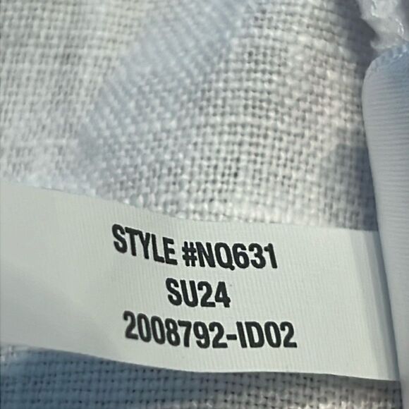 NWT Madewell Cassie Button Front Midi Dress Linen XS - Picture 10 of 11